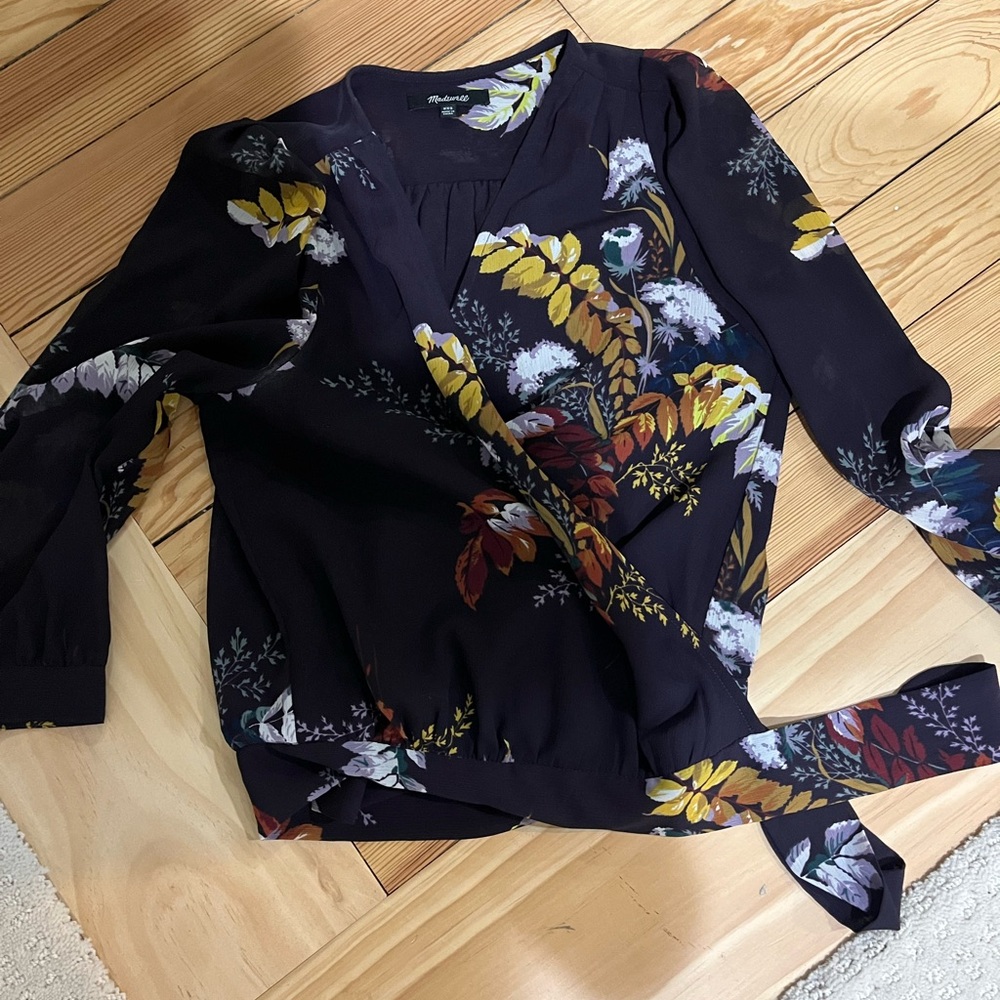 Floral Wrap Top Madewell
